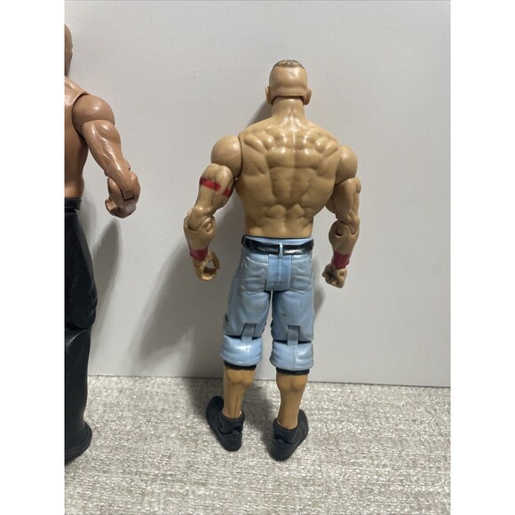 The Rock Dwayne Johnson WWE Mattel Basic Signature Series And More WWF Figures - Picture 9 of 10
